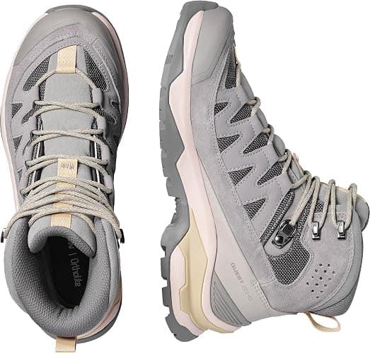 Дамски Туристически Обувки Salomon QUEST ECHO GTX W Gull/Plm/Bg — снимка 4