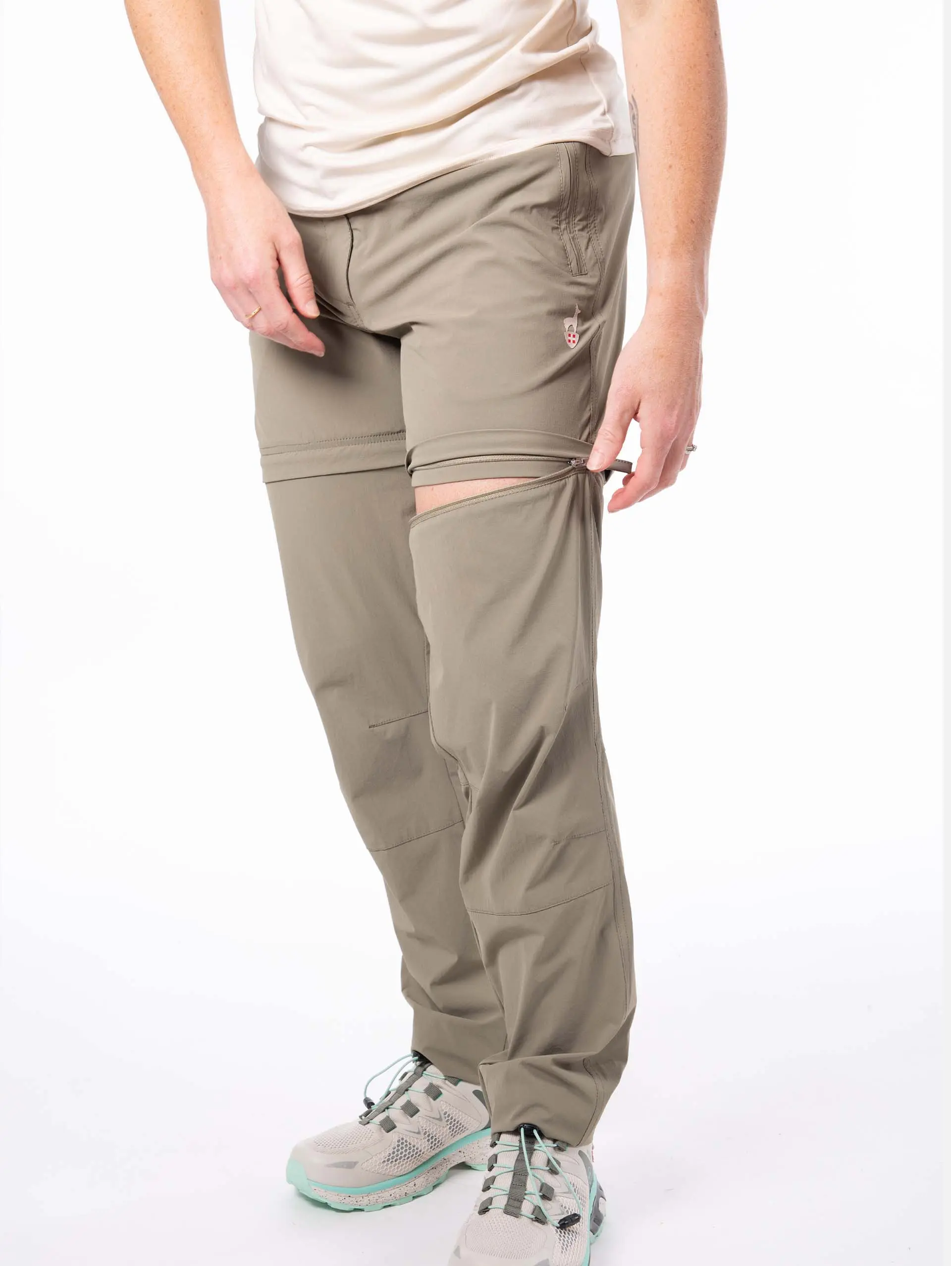 Дамски Туристически Панталон AULP BONNY LIGHT KAKI — снимка 3