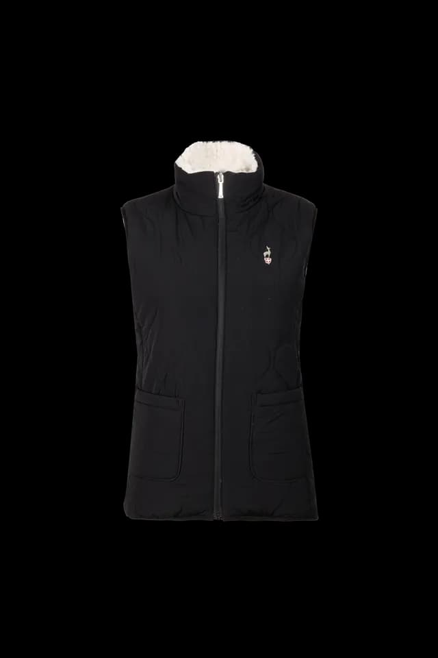 Дамски Двулицев Елек AULP CAROL SWANN/BLACK — снимка 9
