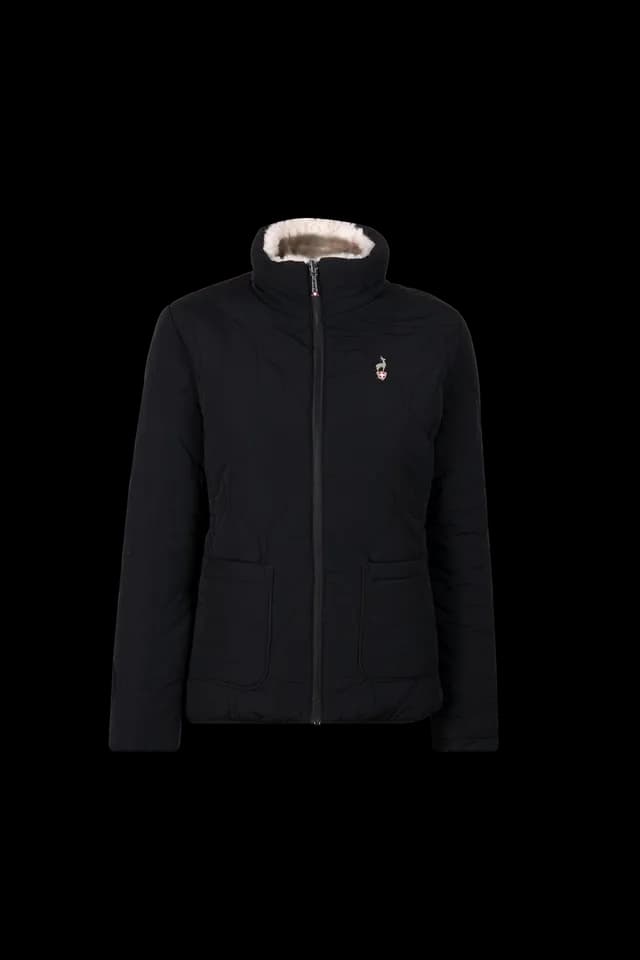 Дамско Двулицево Яке AULP CARPY SWANN/BLACK — снимка 2