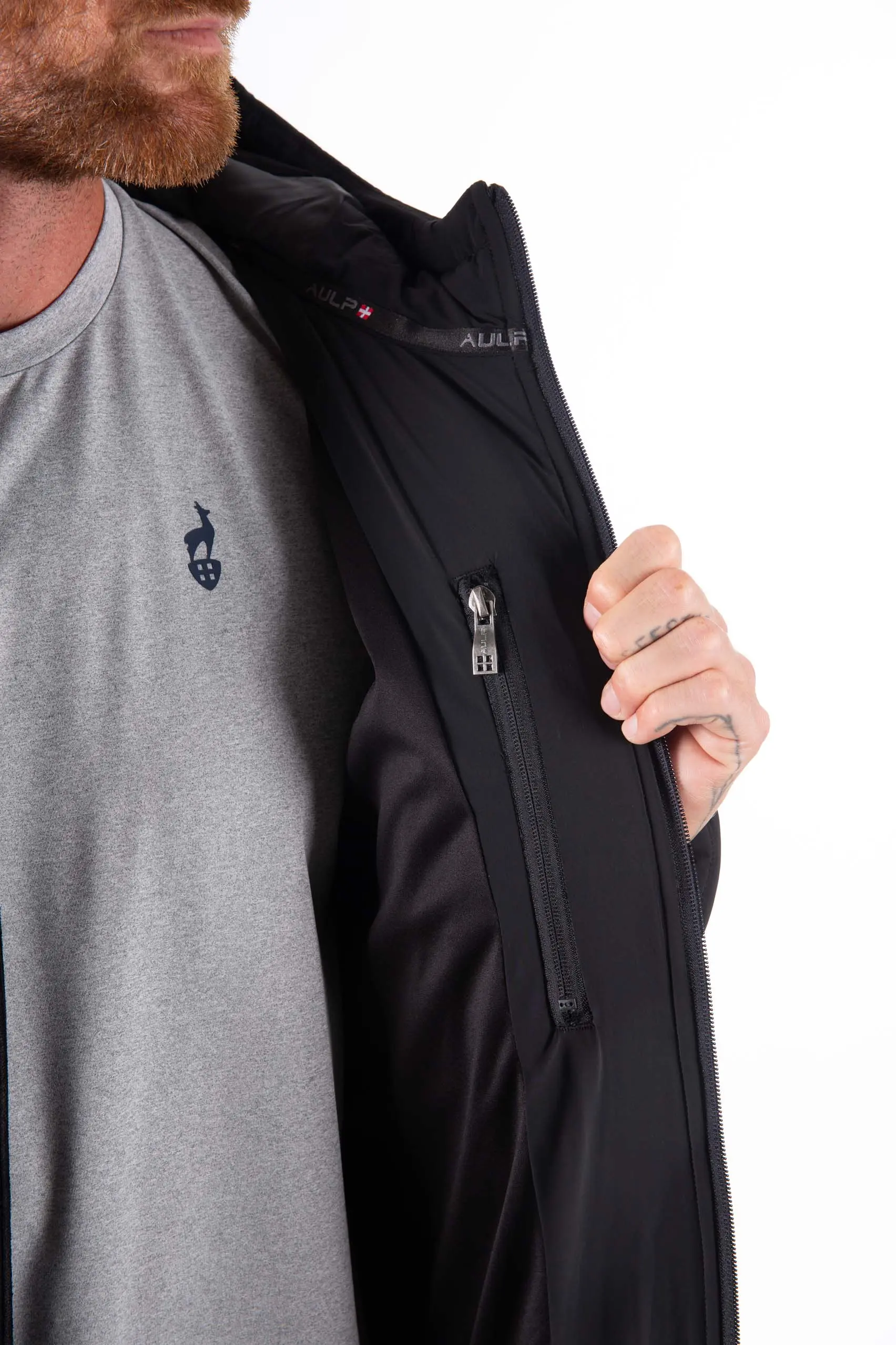 Мъжко Яке AULP CHINO BLACK — снимка 6