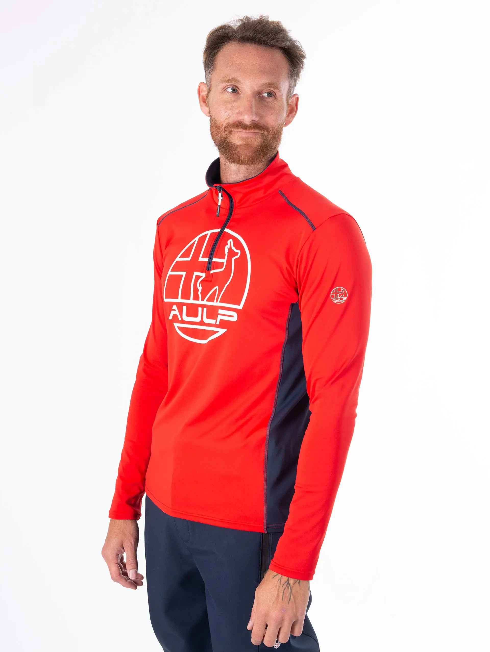 Термобельо Блуза AULP COREY FLAME RED — снимка 2