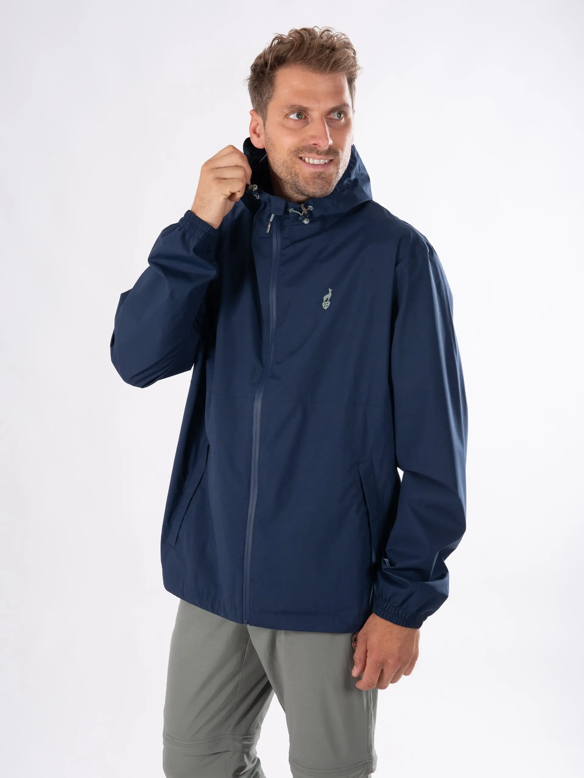 Мъжко Водоустойчиво Яке AULP DOLAN NAVY