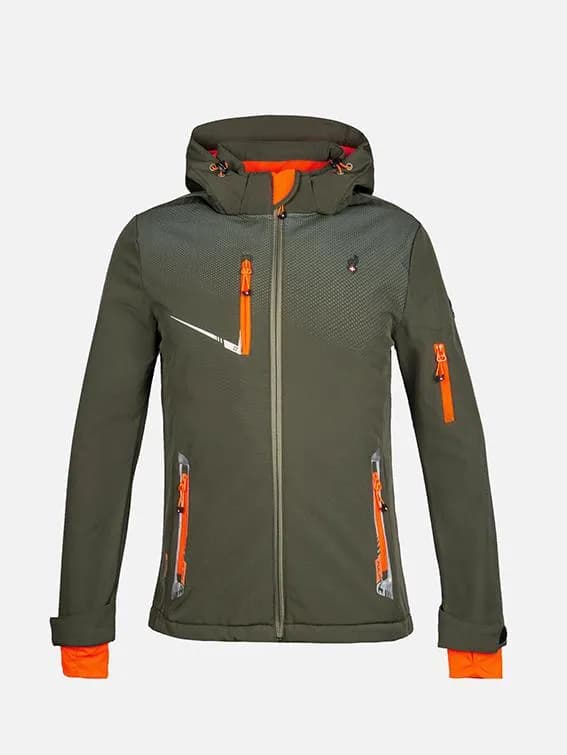 Мъжко туристическо яке AULP NEVIM SOFTSHELL KAKI