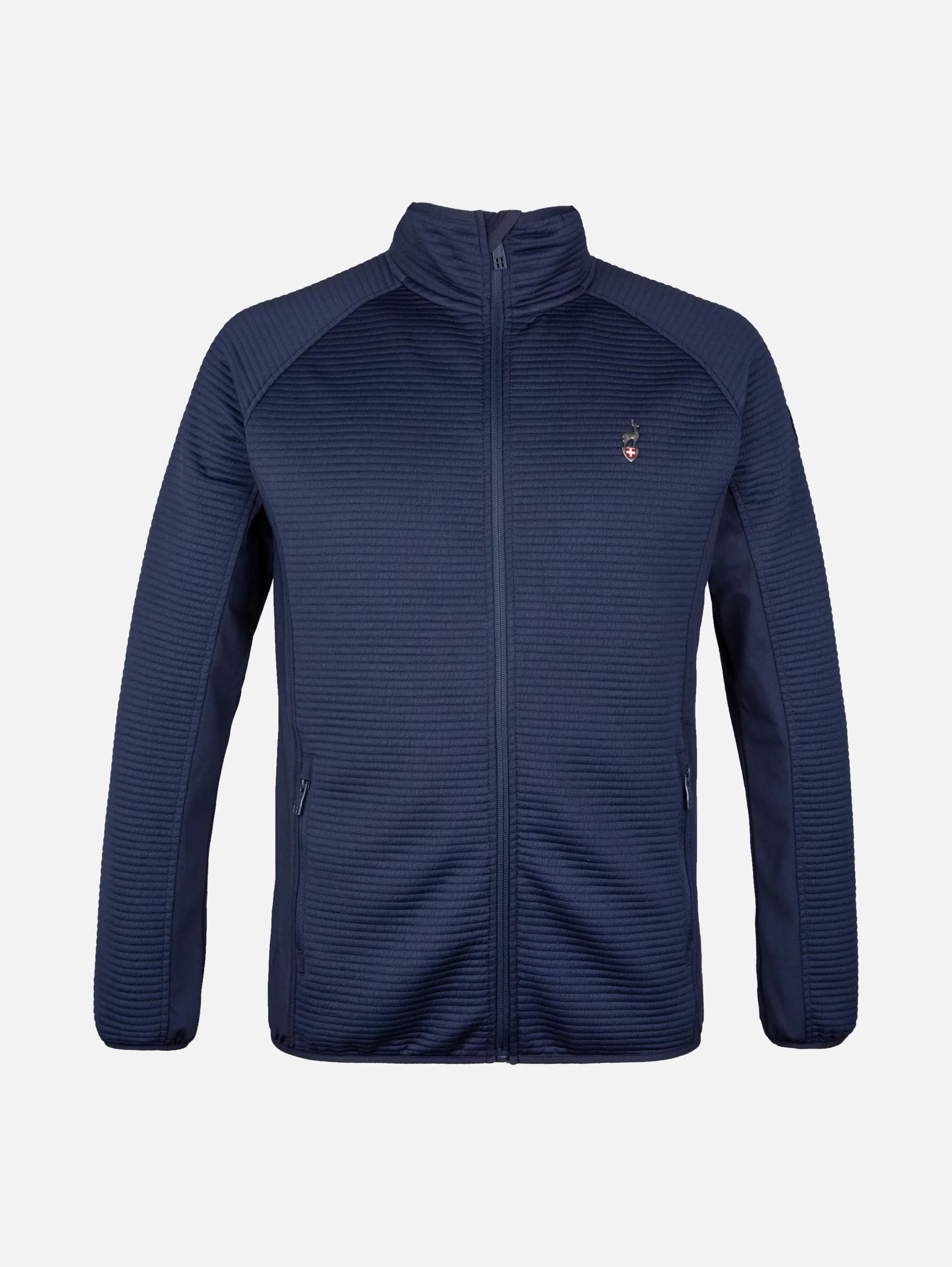 Мъжка блуза с цял цип AULP NUMIX NAVY