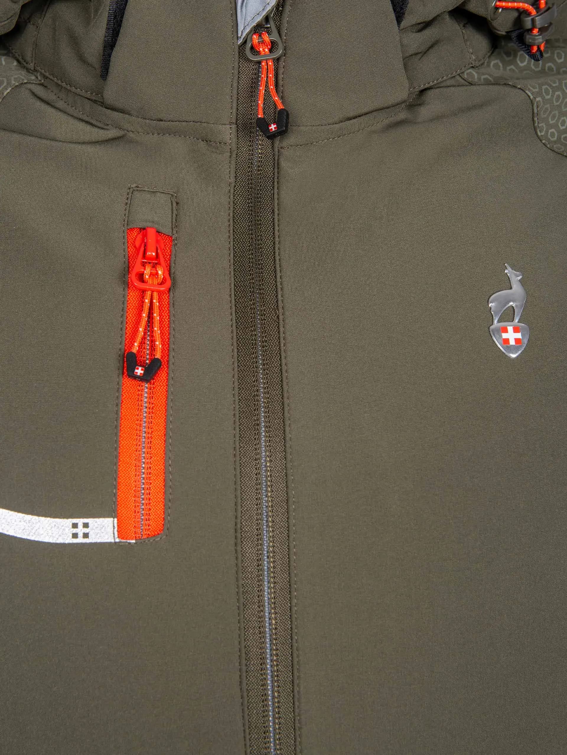 Мъжко туристическо леко яке AULP ROBIN SOFTSHELL FINE KAKI — снимка 3