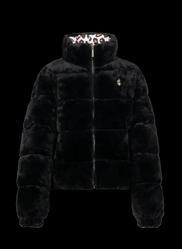 Дамско Двулицево Яке AULP VEREV BLACK/LEO