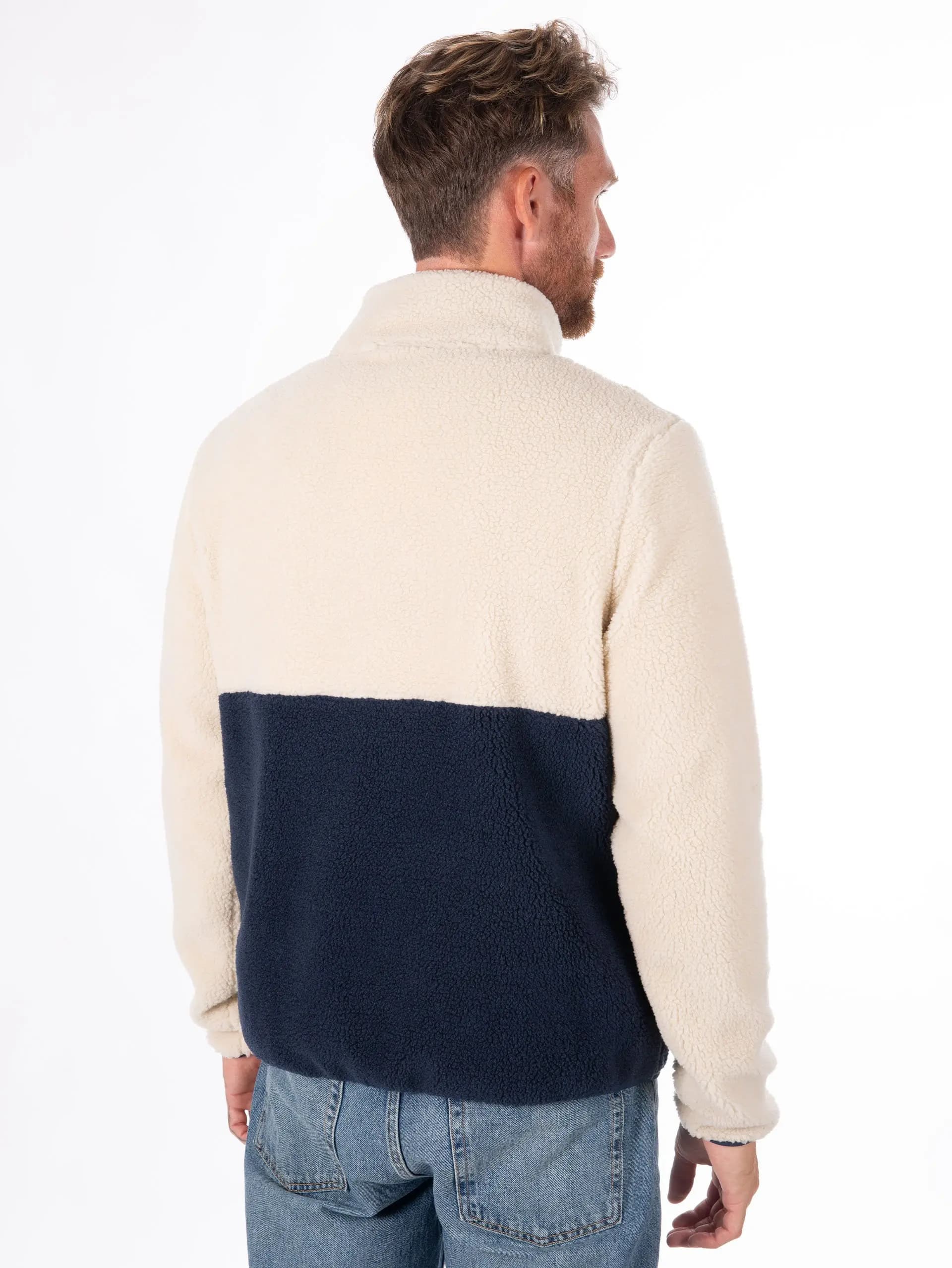 Мъжко Поларено Горнище AULP VOGUE NAVY/FLAM — view 2