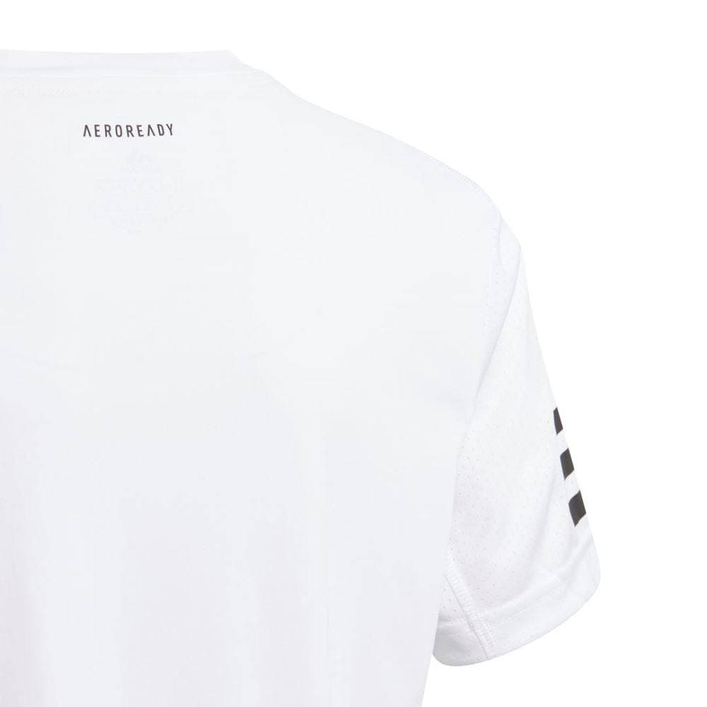 Детска Тениска Adidas B CLUB 3STR TEE-white — снимка 3