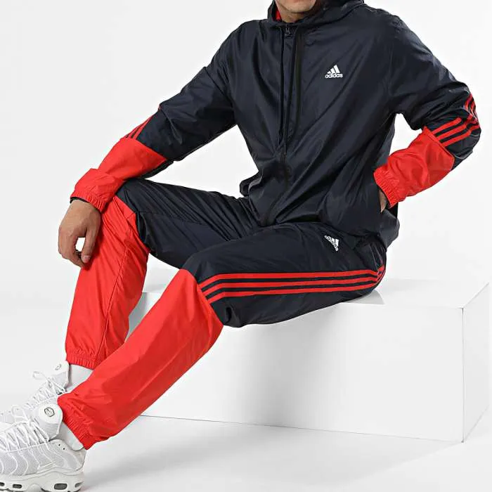 Мъжки Спортен Екип Adidas MTS Wvn Hooded-legend ink — view 2