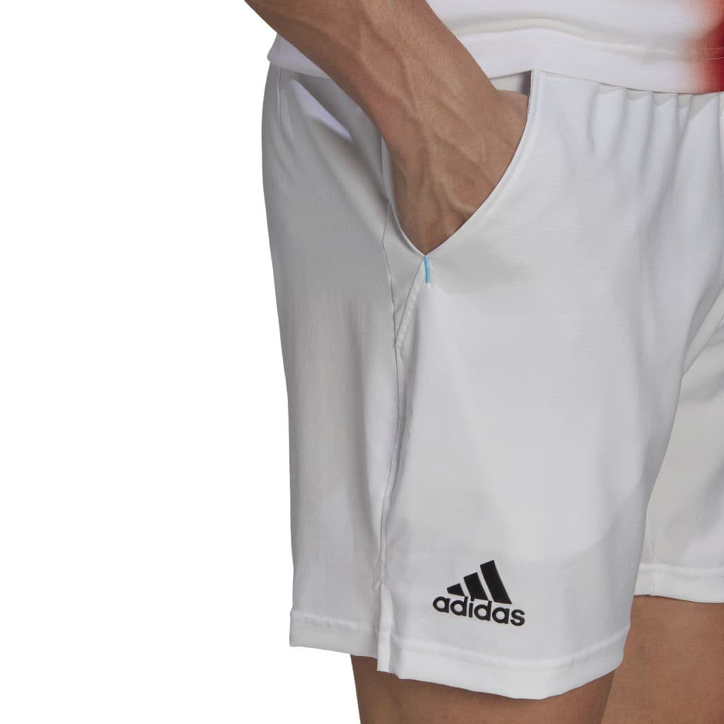 Мъжки Къси Тенис Панталони Adidas MELBOURNE SHOR-white — снимка 3