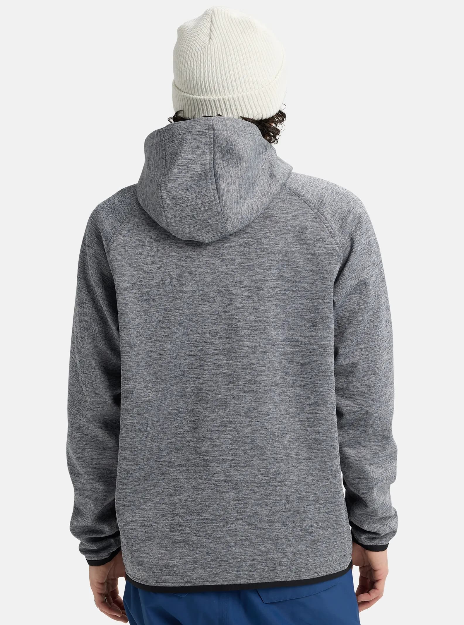 Мъжки Суитшърт Burton CROWN Weatherproof FZ TRUE BLK/HTHR — view 3