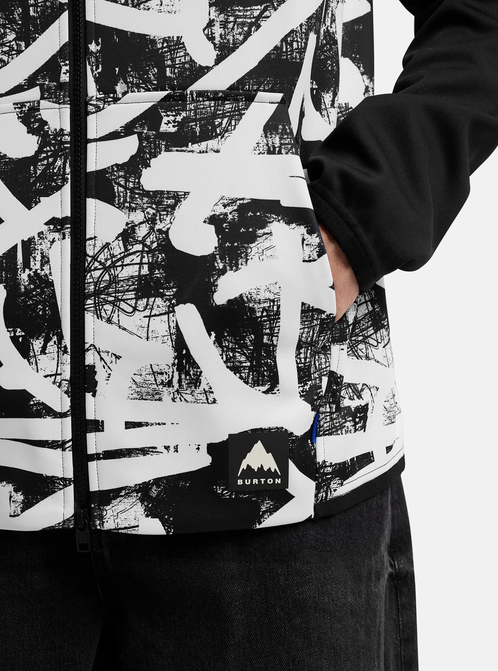 Мъжки Суитшърт Burton CROWN Weatherproof FZ CITYST/TRUBLK — снимка 4