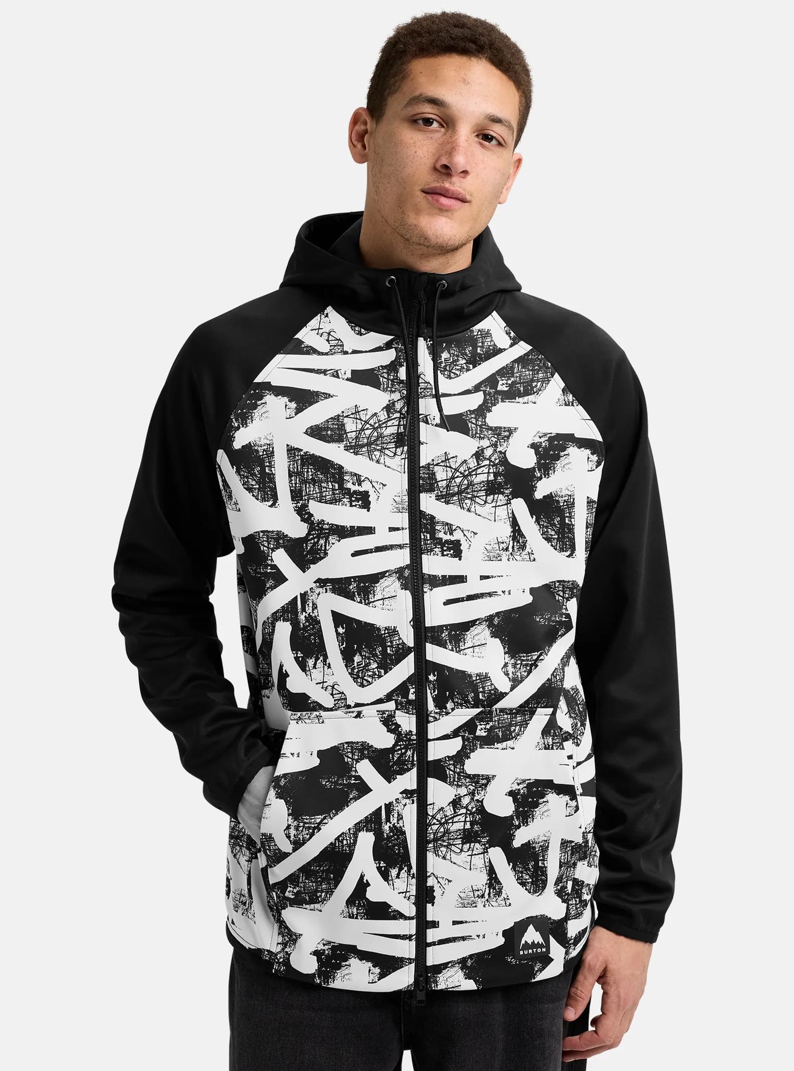 Мъжки Суитшърт Burton CROWN Weatherproof FZ CITYST/TRUBLK — снимка 2
