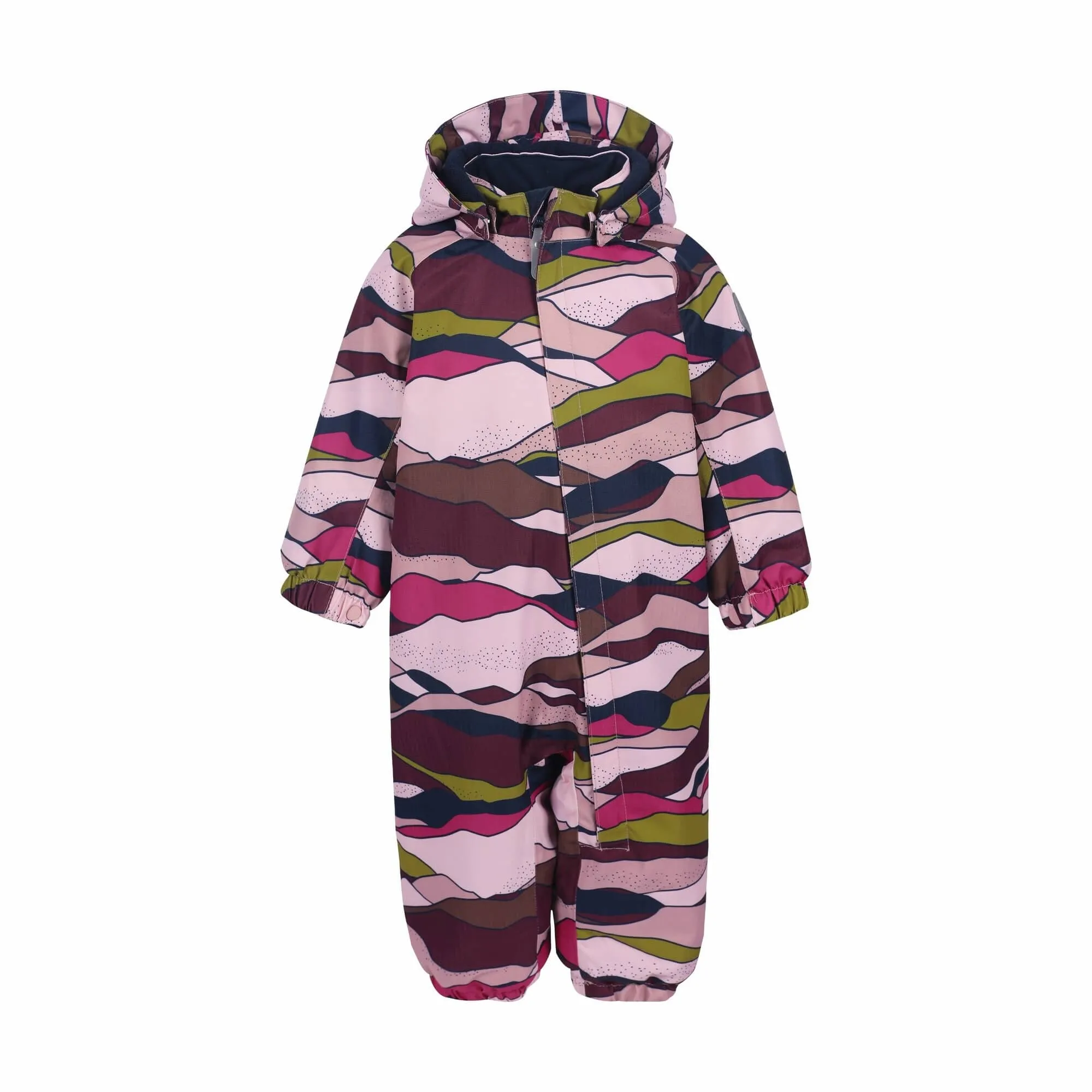Детски Гащеризон Color Kids Coverall, AOP, AF 10.000 Grape Wine