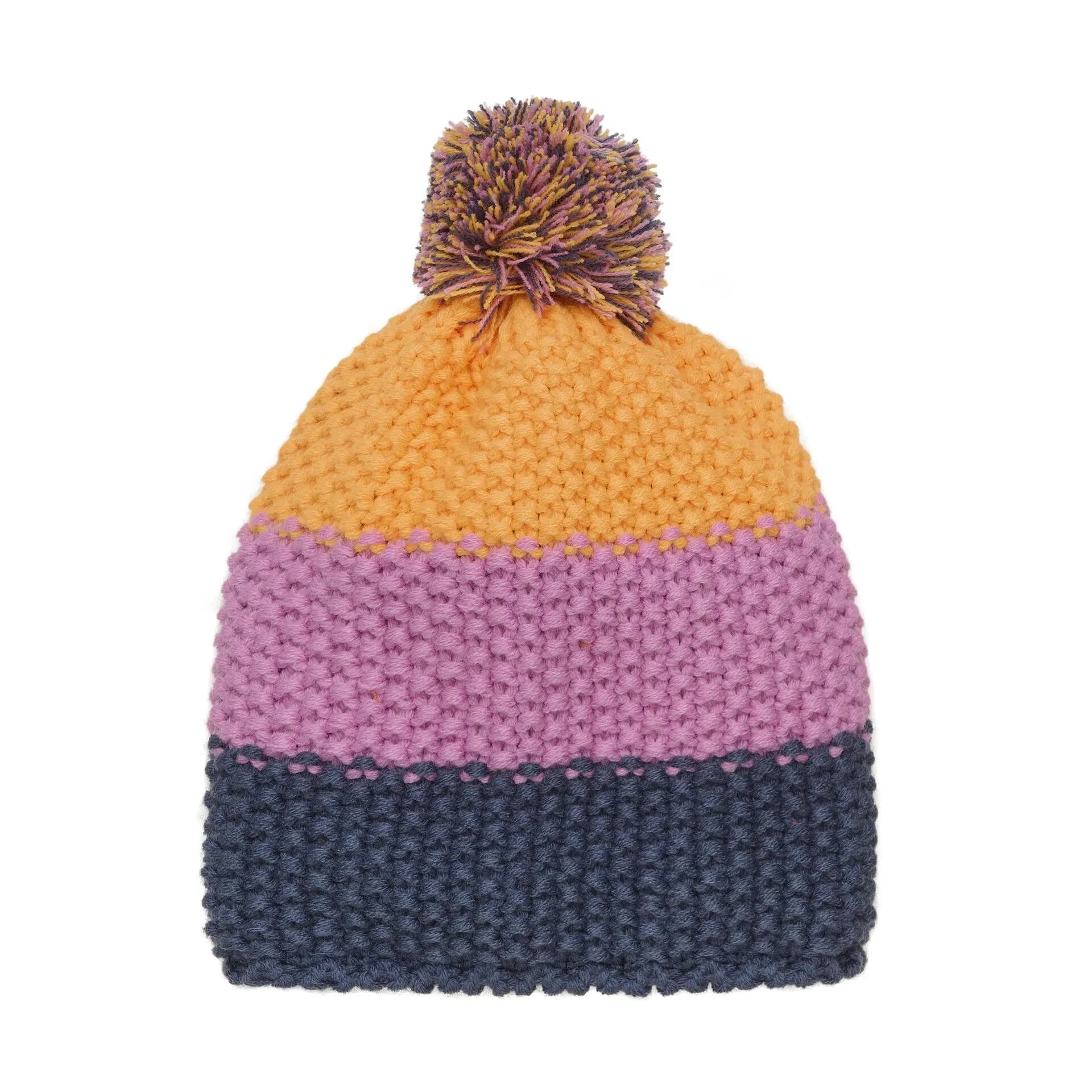 Детска Зимна Шапка Color Kids Colorblock Purple — view 2