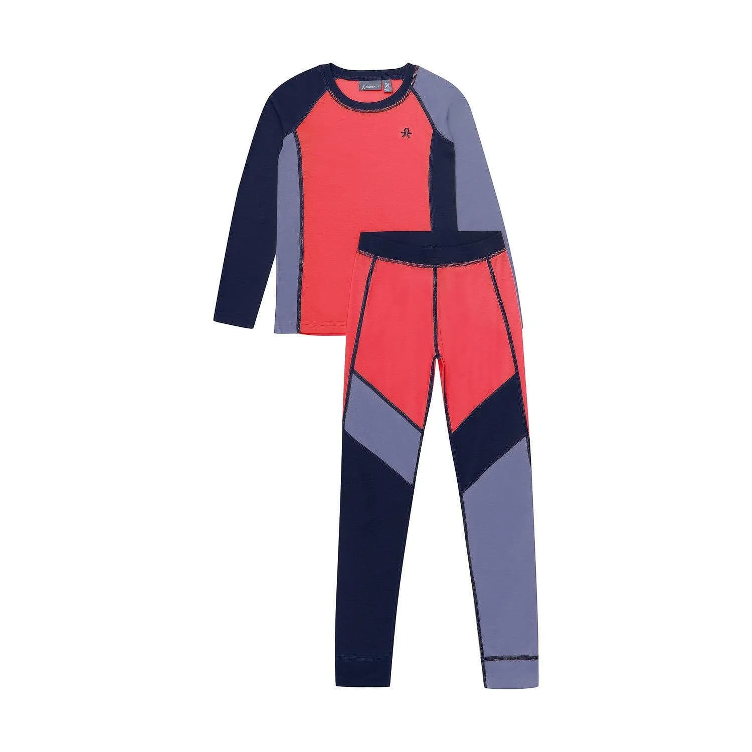 Детско Термобельо Color Kids Colorblock Diva Pink