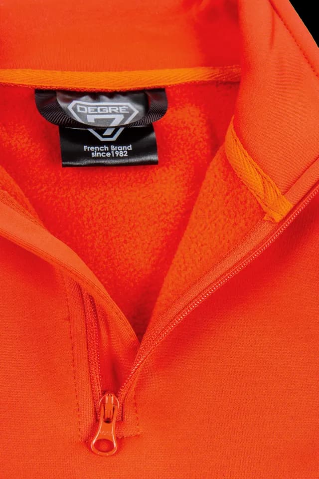 Детска Блуза С Цип Degre7 CROLLES DEEP ORANGE — снимка 3