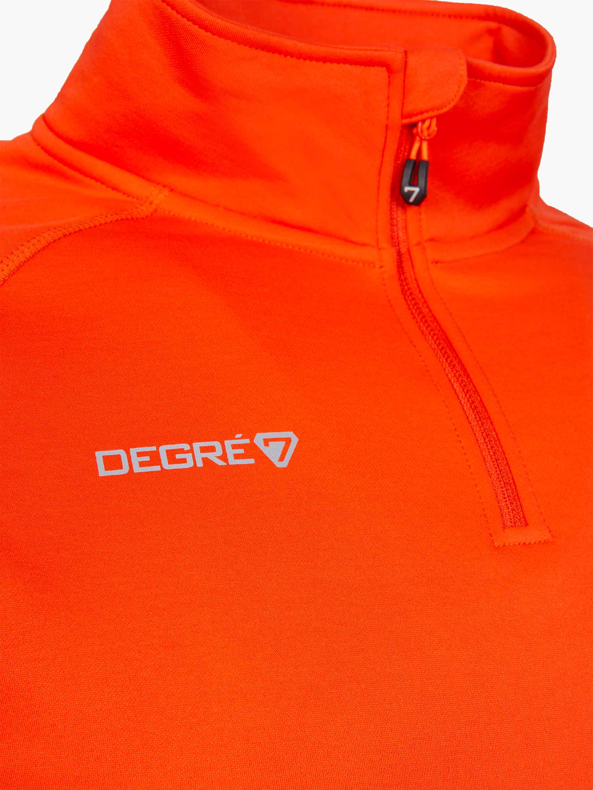 Мъжка блуза с цип Degre7 GLEISIN DEEP ORANGE — снимка 3