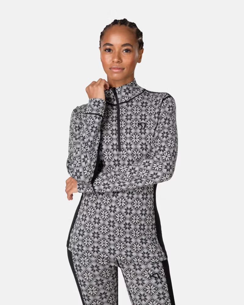 Термобельо Блуза Kari Traa ROSE H/Z Blk — снимка 3