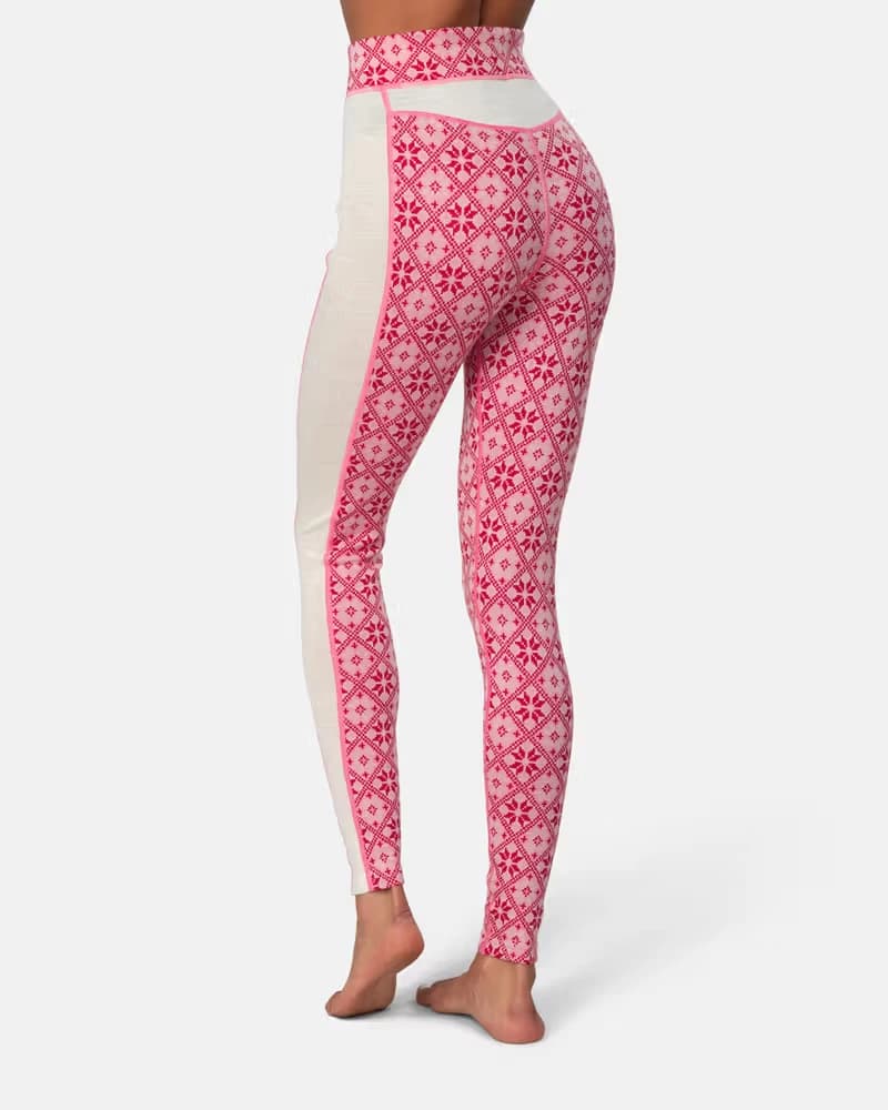 Термобельо Клин Kari Traa ROSE HIGH WAIST Salsa — снимка 4