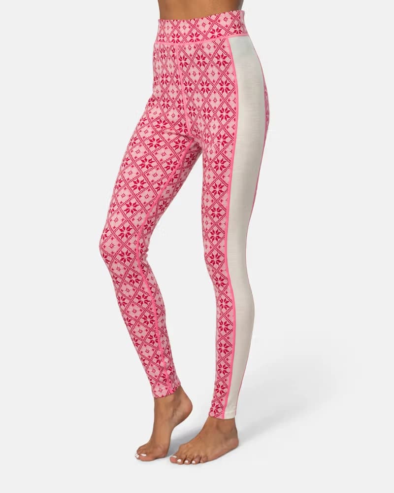 Термобельо Клин Kari Traa ROSE HIGH WAIST Salsa — снимка 3