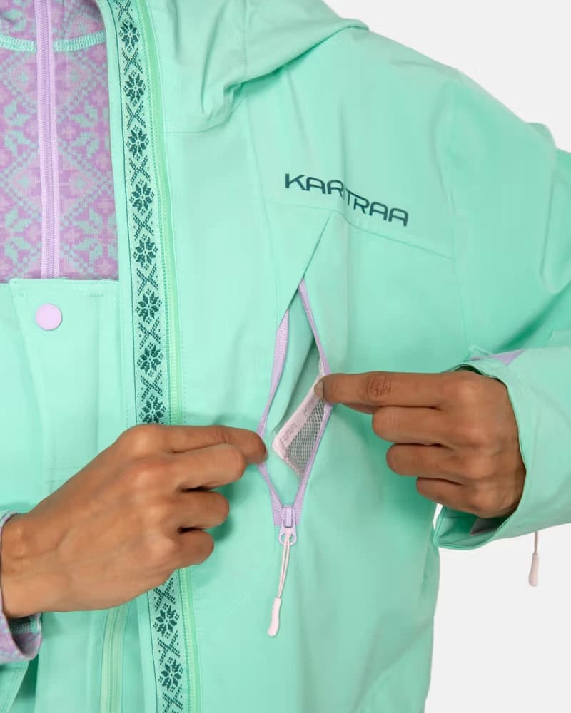 Ски Яке Kari Traa JOHANNE Jelly Mint — view 3