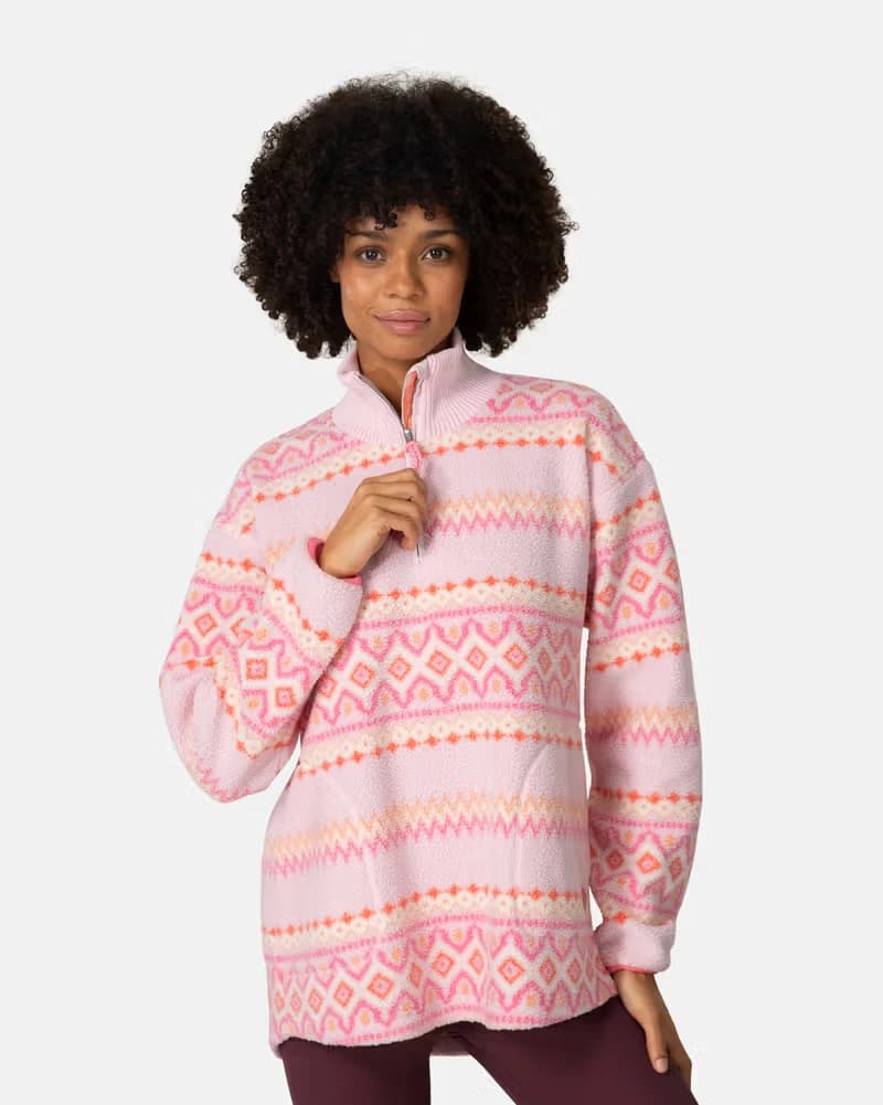 Горнище Kari Traa RUTHIE HZ Pink Frost — снимка 2