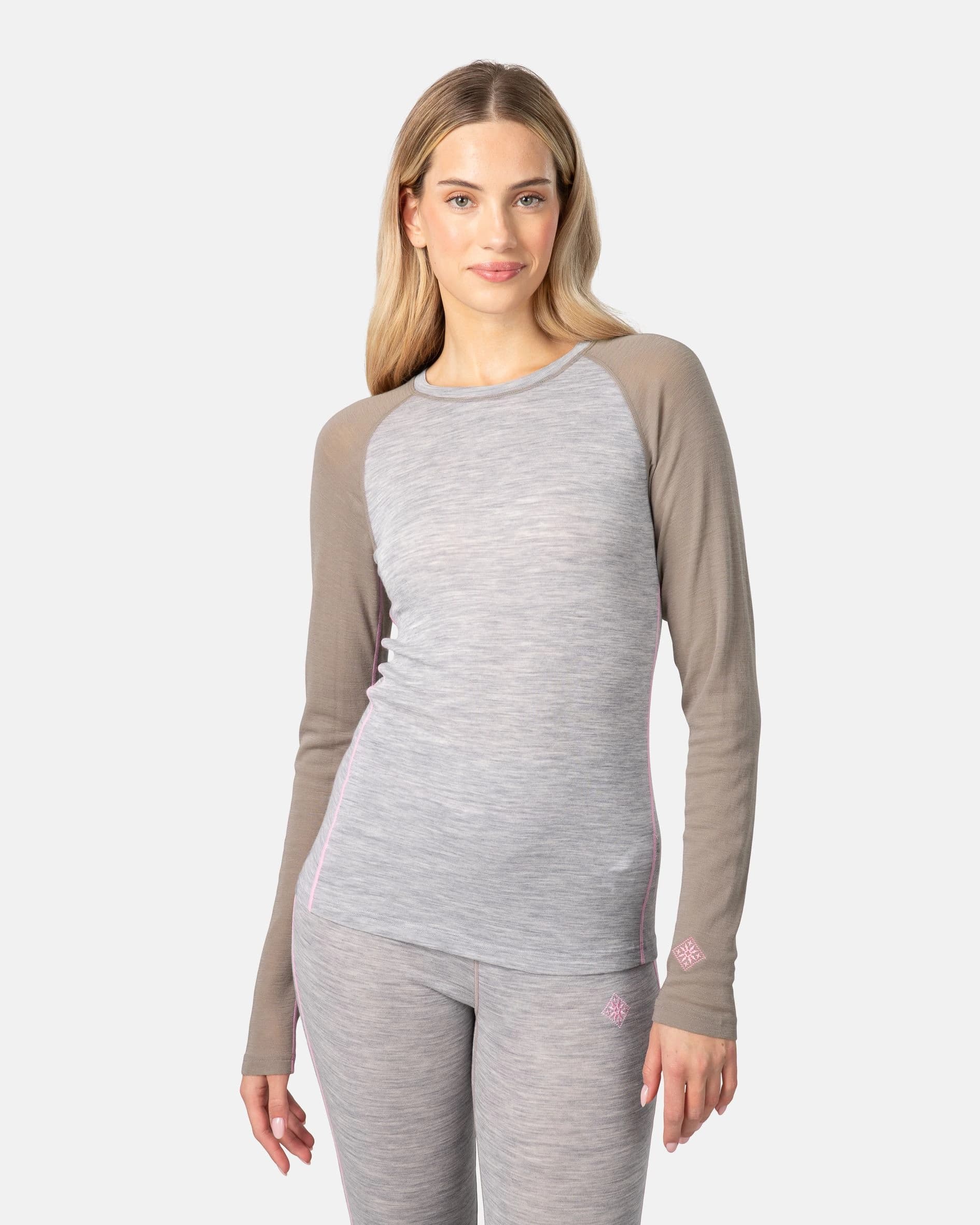 Термобельо Комплект Kari Traa KAIA Light Grey Mel — снимка 2