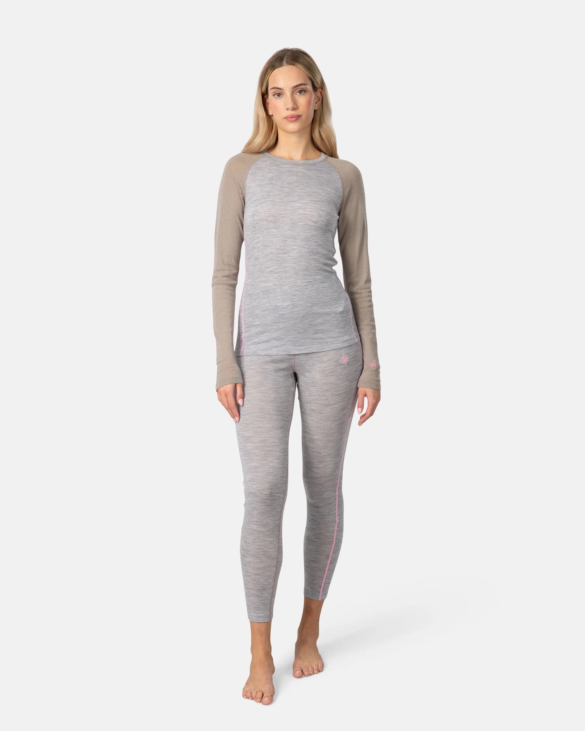 Термобельо Комплект Kari Traa KAIA Light Grey Mel — снимка 3