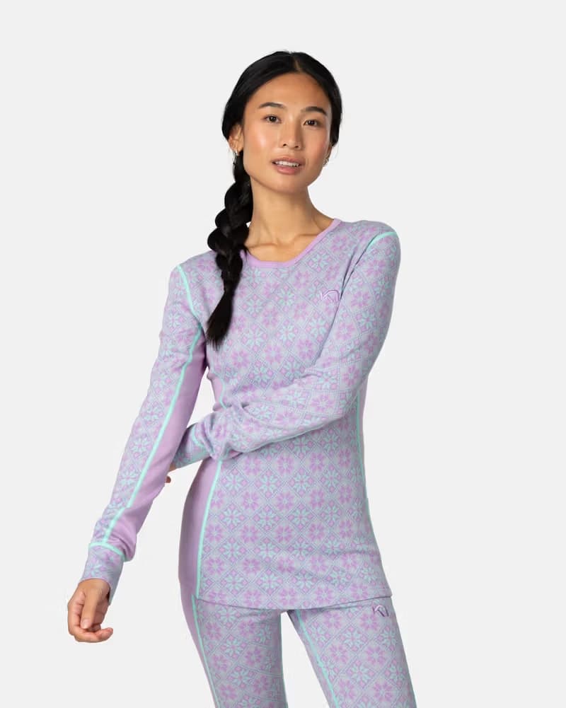 Термобельо Блуза Kari Traa ROSE LS 2.0 Lily — снимка 2