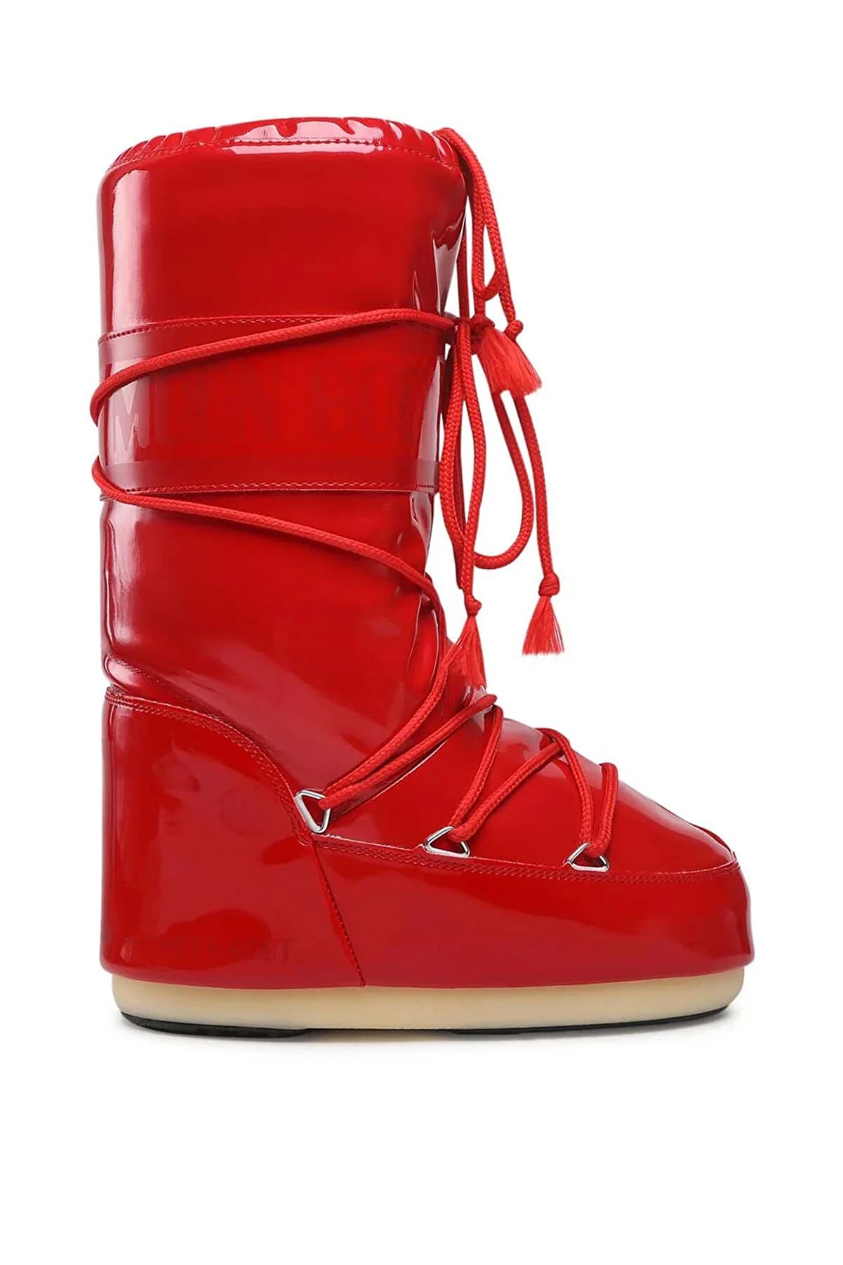 Дамски Апрески Обувки Moon Boot Icon Vinile Met red