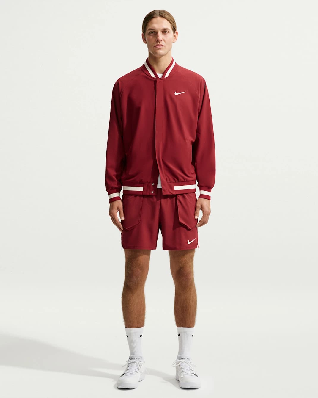 Горнище Nike NKCT DF SLAM NY TEAM RED/PALIVR — снимка 4
