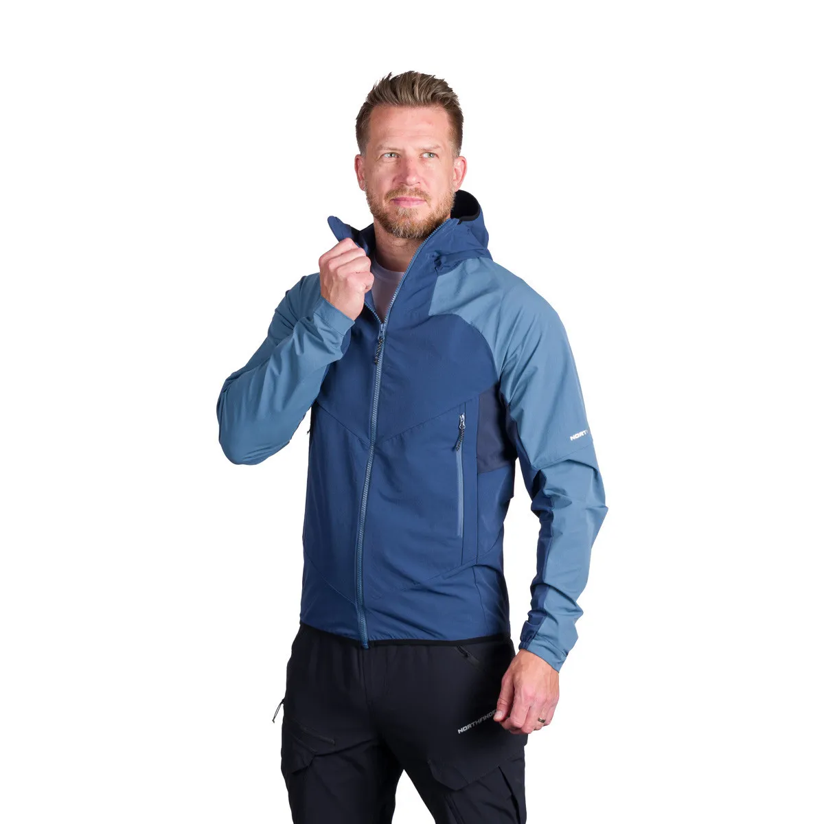 Мъжко Туристическо Яке Northfinder 387blueblue GALILEO — снимка 3