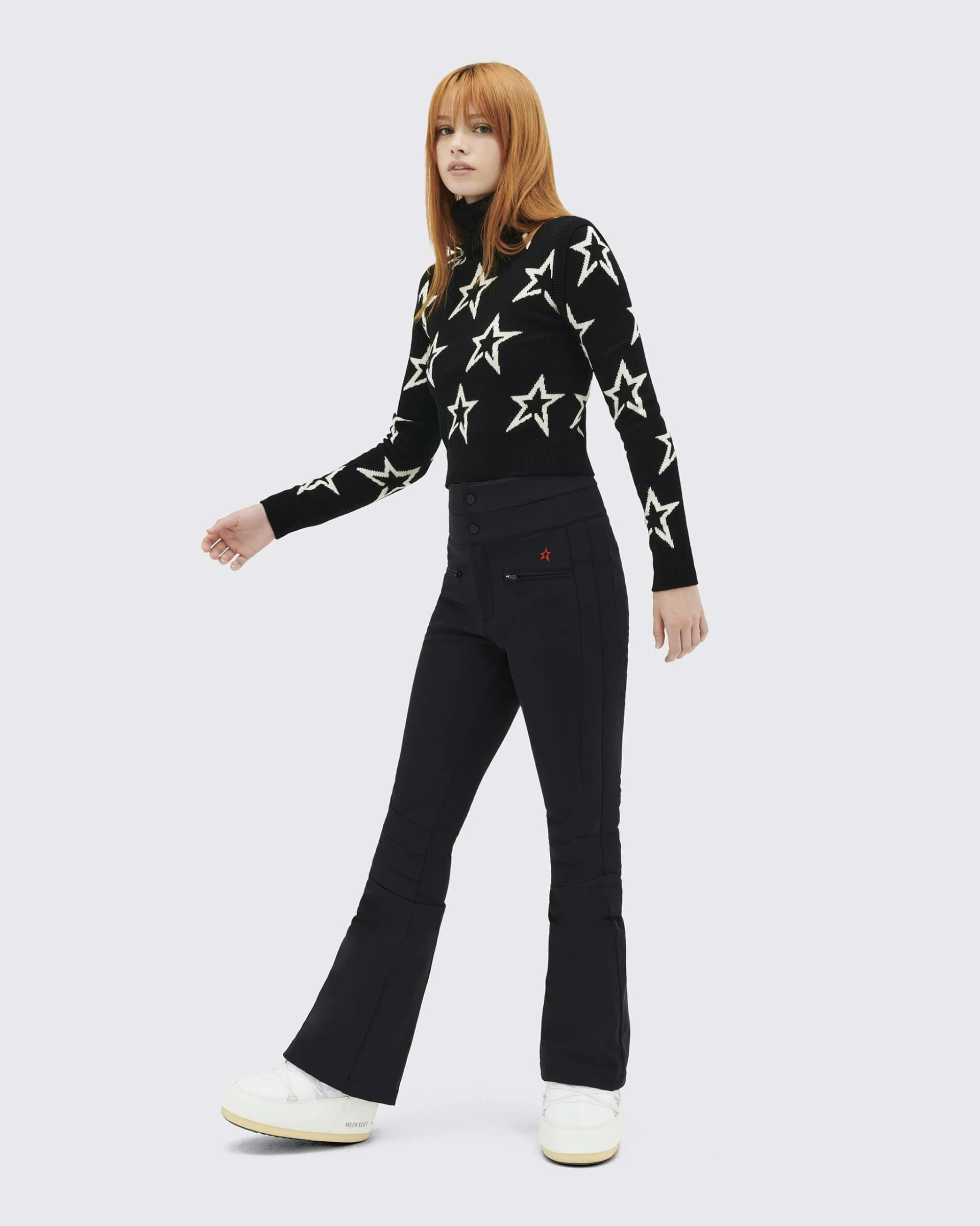 Дамски Ски Клин Панталон Perfect Moment AURORA HIGH WAIST FLARE PANT BLACK — view 2