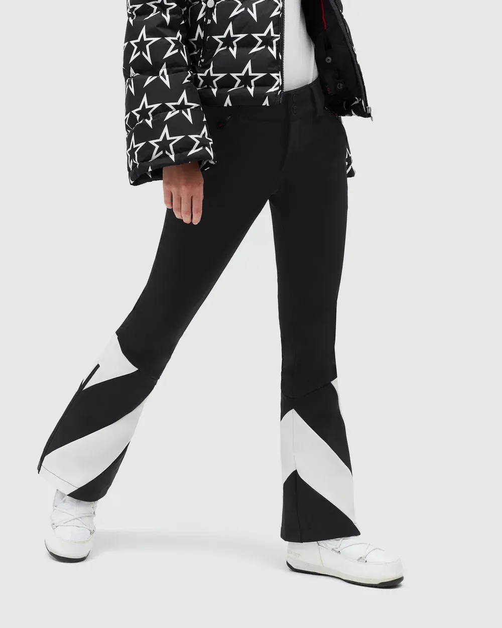 Дамски Ски Клин Панталон Perfect Moment W Arctic flare pant black — снимка 3