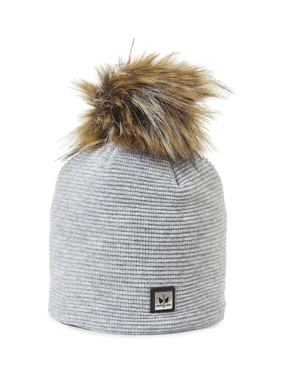 Дамска Зимна Шапка Pipolaki TIVOLI-GREY055