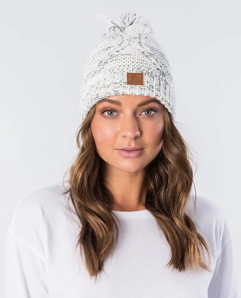 Дамска Зимна Шапка Rip Curl W FLECKER POM-POM BEANIE BONE — снимка 2