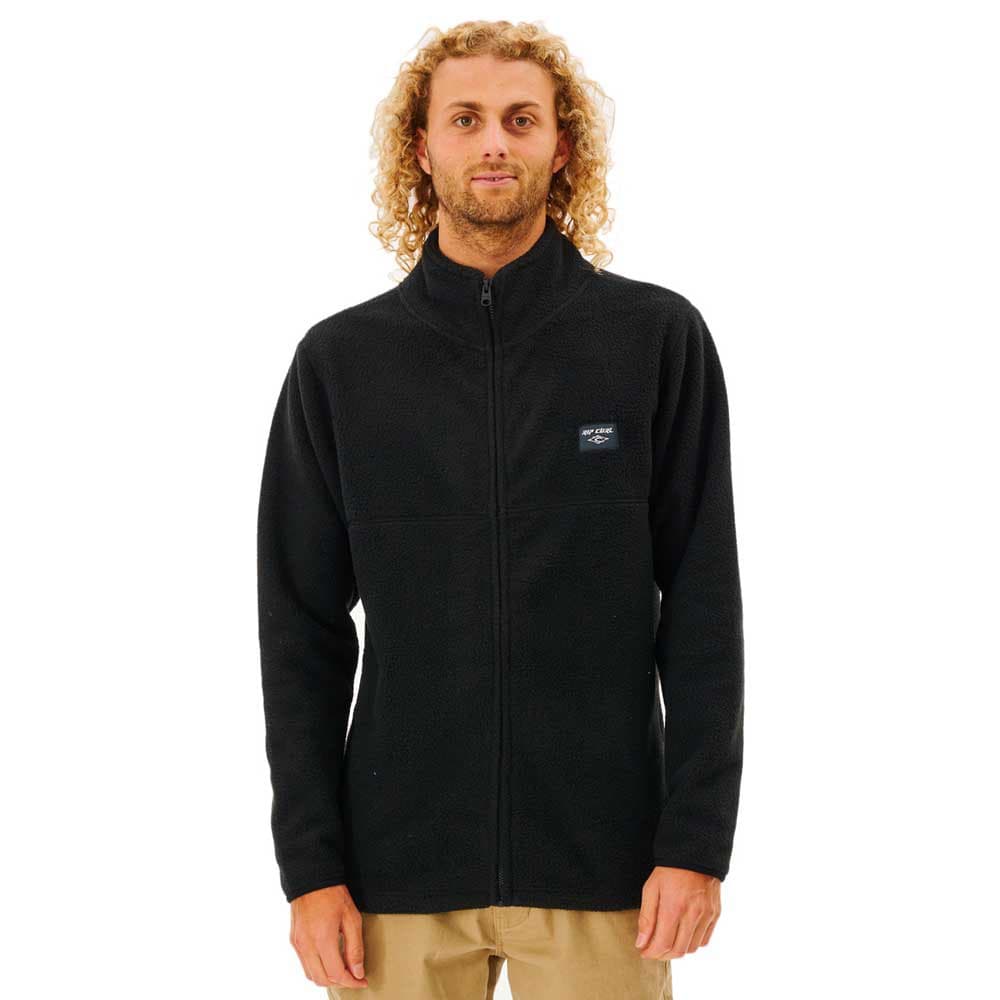 Мъжка блуза с цял цип Rip Curl M RINCON ZIP CREW POLAR FLEECE BLACK