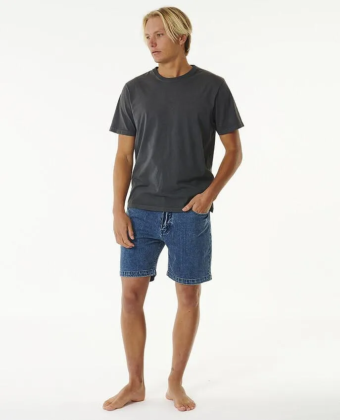 Мъжки Къси Панталони Rip Curl CLASSIC SURF DENIM WALKSHORT TIDAL BLUE — снимка 4