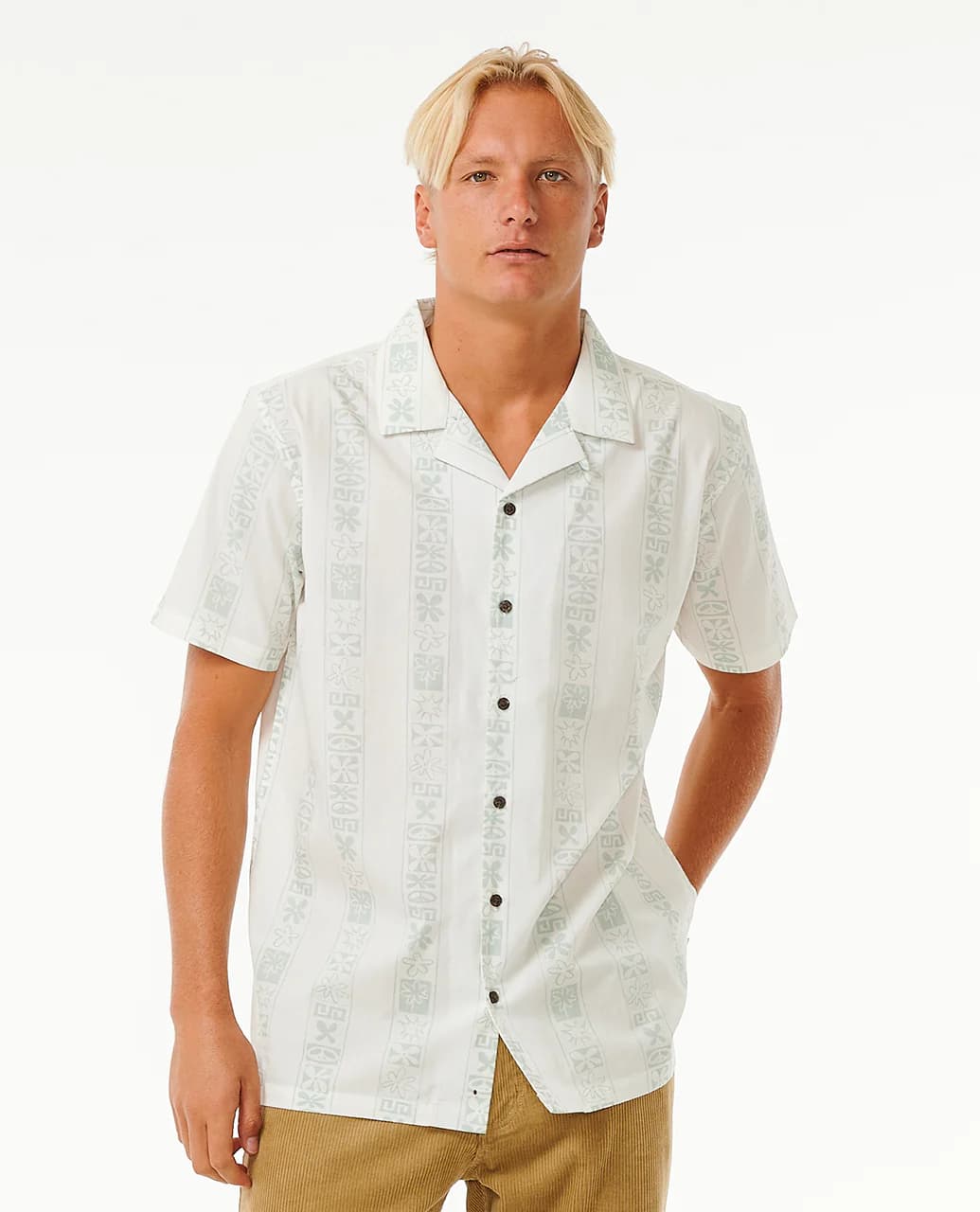 Мъжка Риза Rip Curl SWC S/S SHIRT BONE