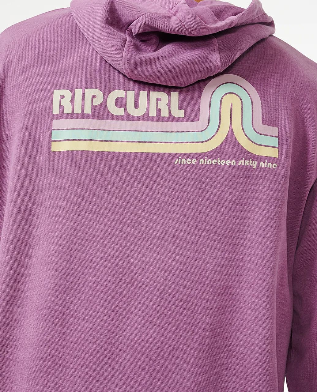 Мъжки Суитшърт Rip Curl SURF REVIVAL HOOD DUSTY PURPLE — view 4