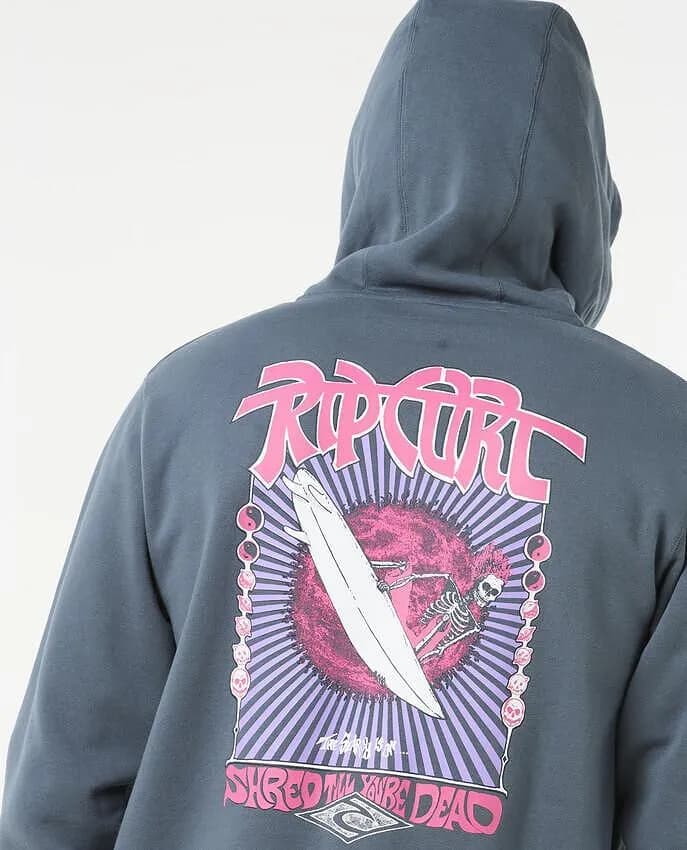 Мъжко Спортно Горнище Rip Curl SHRED ZIP THRU PINE NIGHT — снимка 4
