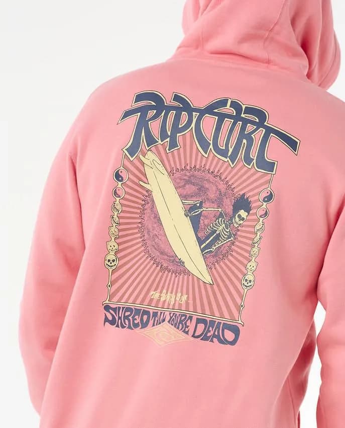 Мъжко Спортно Горнище Rip Curl SHRED ZIP THRU WATERMELON — снимка 4
