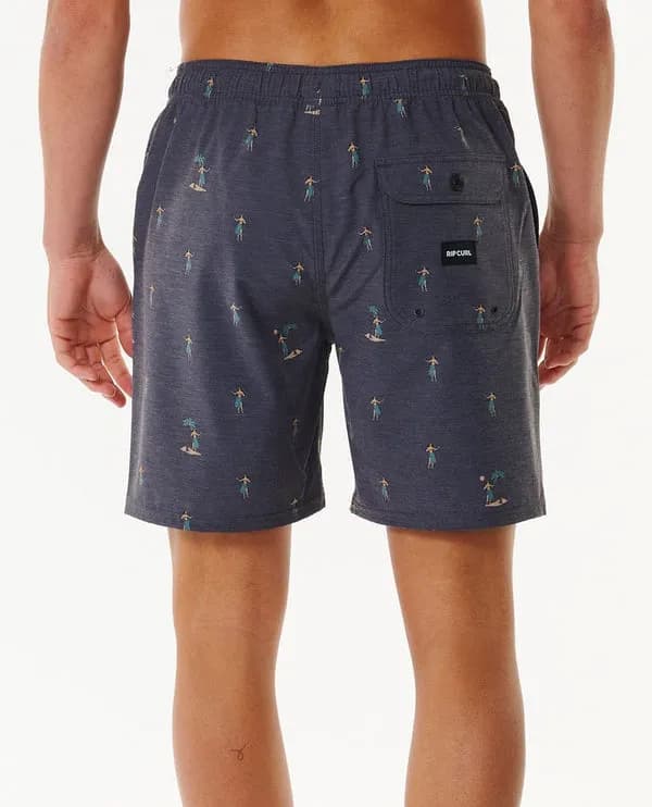 Мъжки бански шорти Rip Curl HULA BREACH VOLLEY BLACK — снимка 3