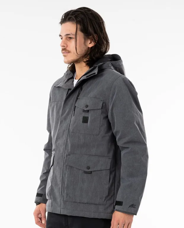 Мъжко яке Rip Curl ANTI SERIES HEATSEEKER JACKET BLACK — снимка 3