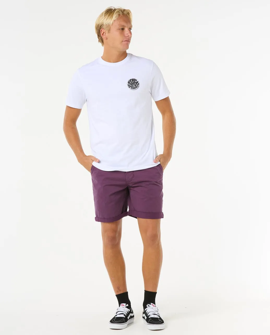 Мъжки Къси Панталони Rip Curl TWISTED WALKSHORT DEEP PLUM — снимка 4