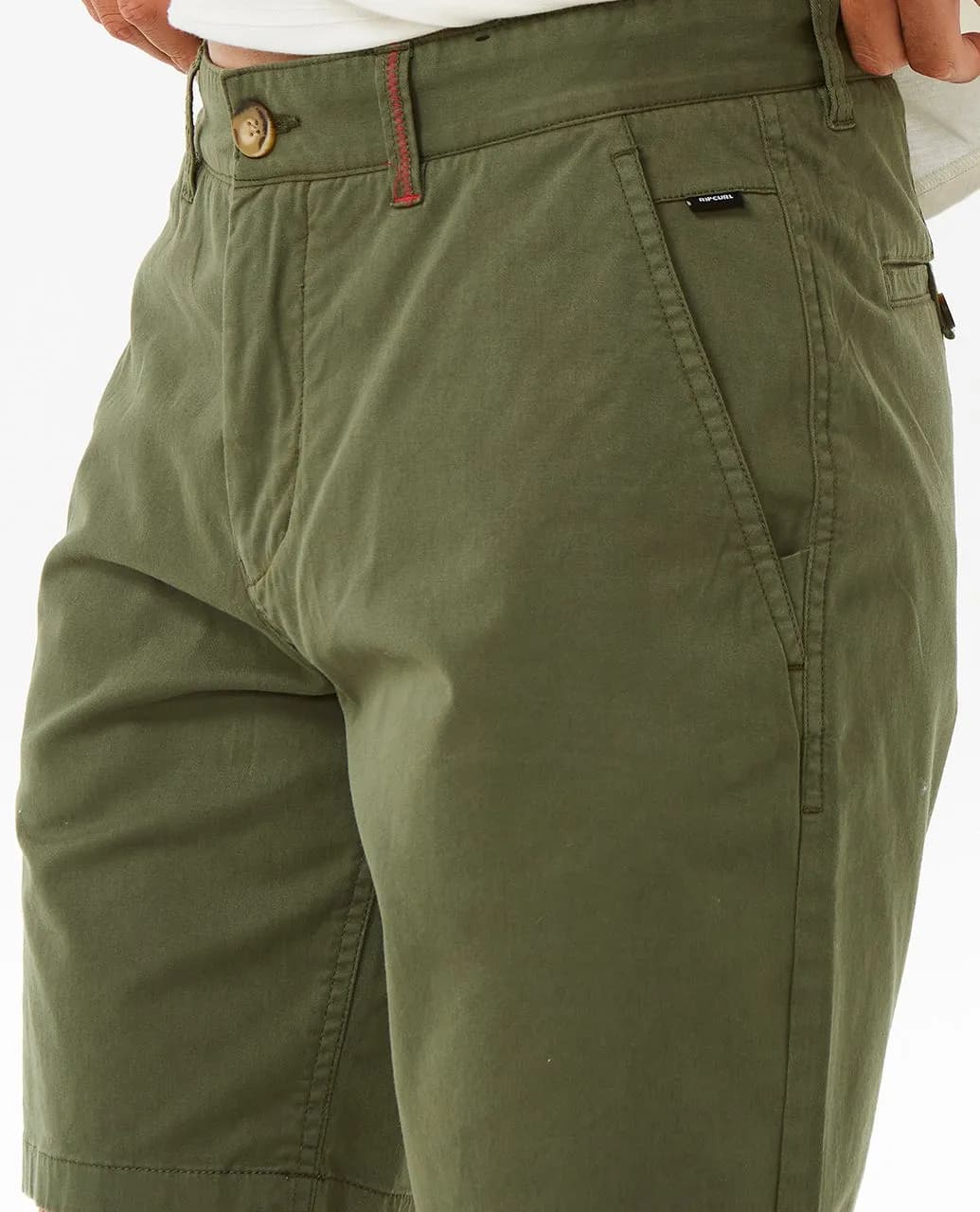 Мъжки Къси Панталони Rip Curl TWISTED WALKSHORT DARK OLIVE — снимка 3