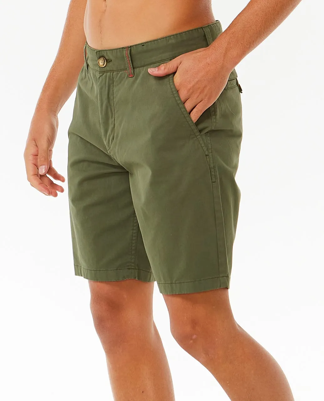 Мъжки Къси Панталони Rip Curl TWISTED WALKSHORT DARK OLIVE