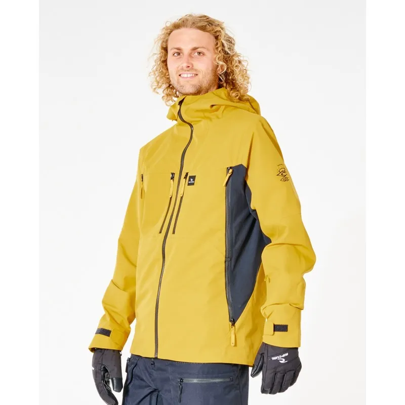 Мъжко Сноуборд Яке Rip Curl BACKCOUNTRY SEARCH SNOW JACKET -MUSTARD — снимка 3